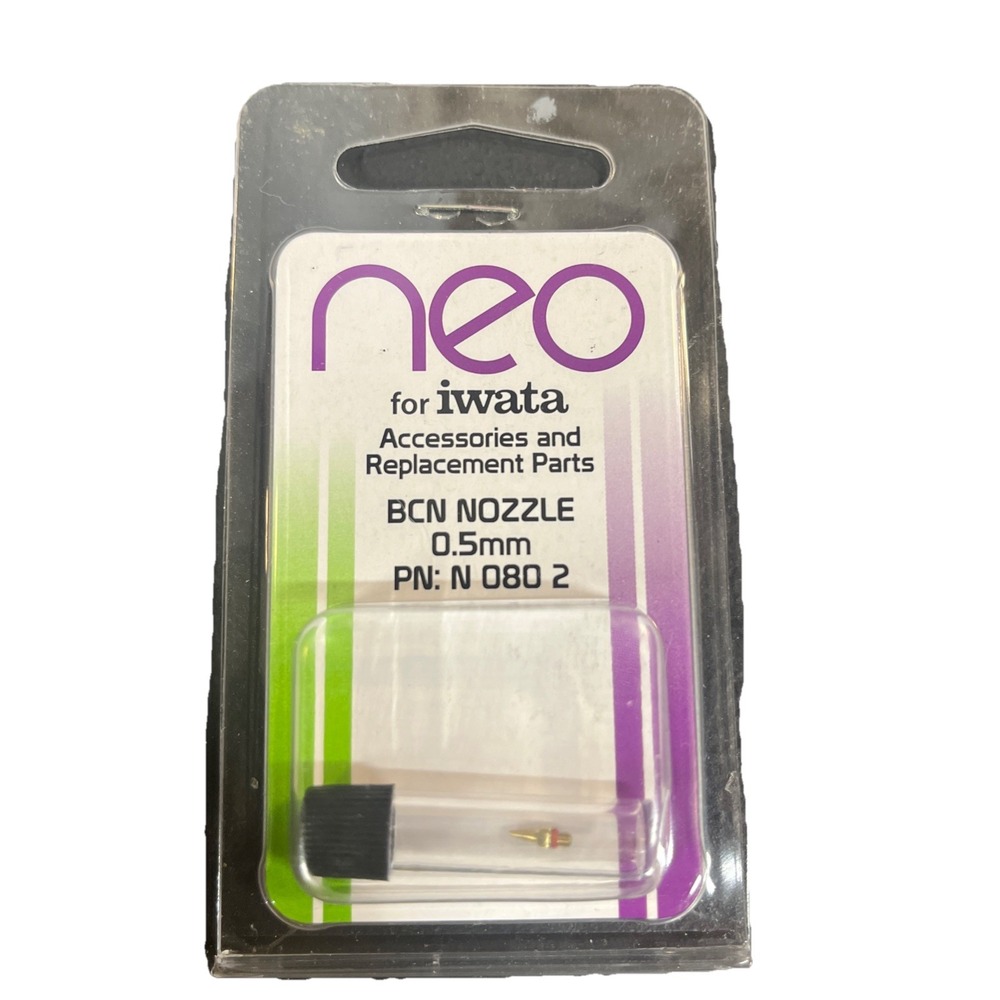NEO for IWATA AIRBRUSH REPLACEMENT PART BCN Nozzle 0.5mm‎ PN: N 080 2